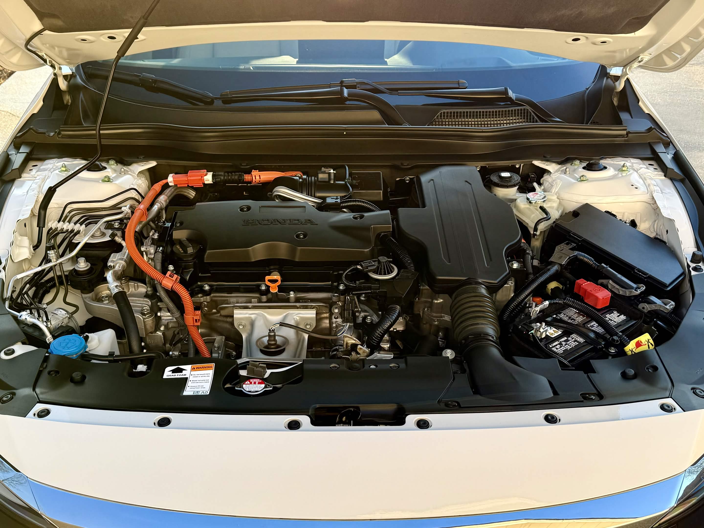 Top Notch Detailing - Honda Accord engine bay detail